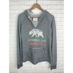 Cali Love Heritage Pacific Merchants Heather Blue Hoodie‎ Sweater Women's Medium
